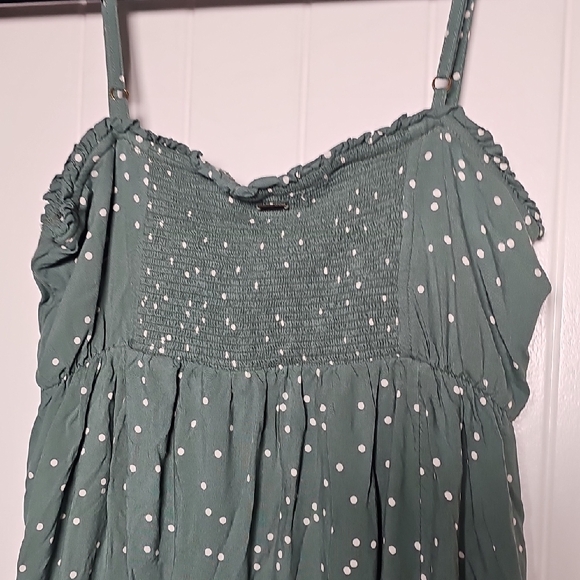 O'Neill M Mint Green Dress with White Dots - Picture 9 of 11